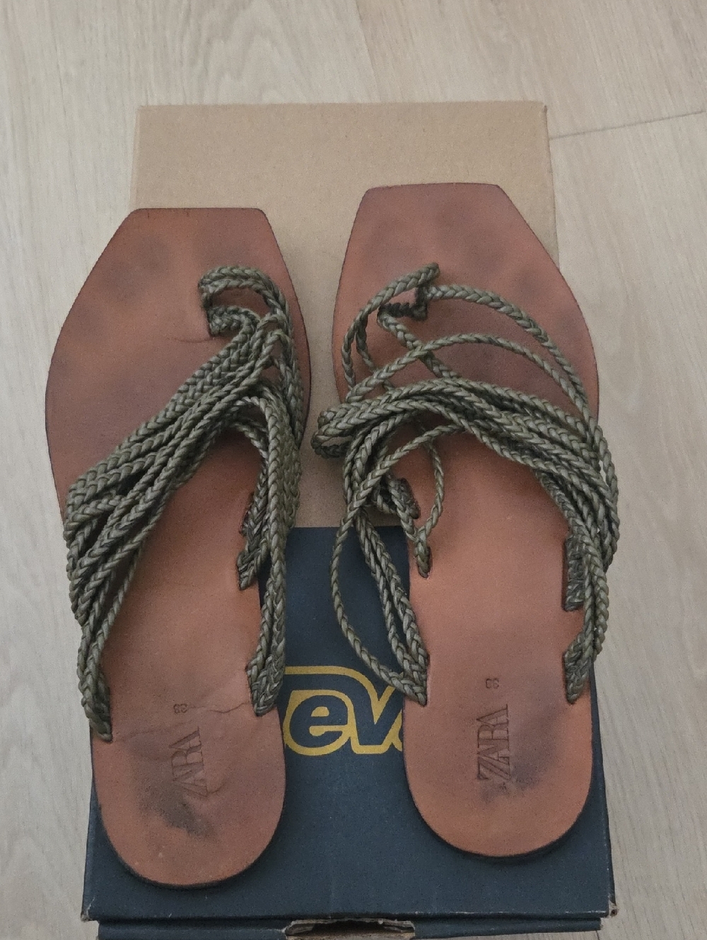 Zara Braided Sandals
